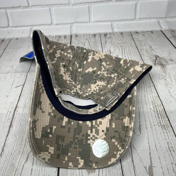 Indiana Pacers NBA Digital Army Camo Adidas Hat Strapback Cap New Men - Picture 5 of 7